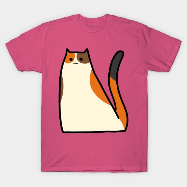 Calico Sitting T-Shirt by saradaboru